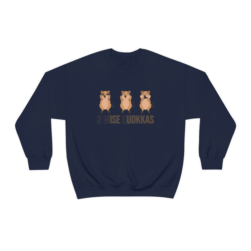 3 Wise Quokka - Crewneck Sweatshirt