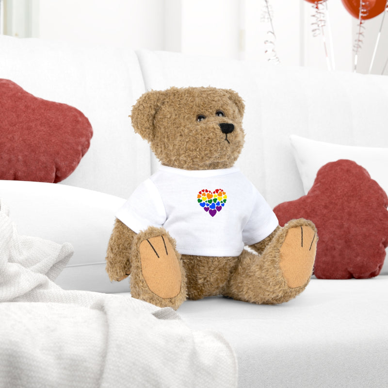 Cuddlie Animals with Rainbow Heart T-Shirt