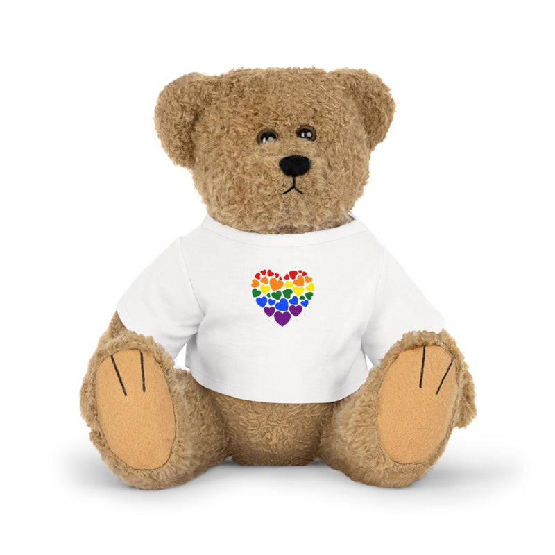 Cuddlie Animals with Rainbow Heart T-Shirt