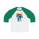 Colour me Happy 3\4 Sleeve Baseball Tee