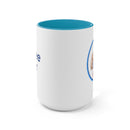 Coffee Bear - Two-Tone Coffee Mugs, 15oz