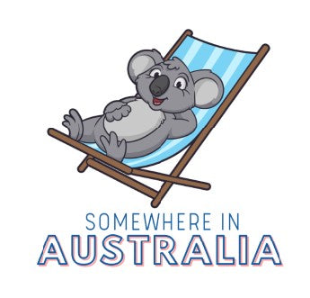 Koala - Somewhere in Australia 3\4 Sleeve Baseball Tee