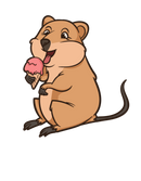 Ice-cream Quokka Hoodie