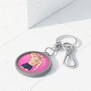Key Ring - Pink Muscle Eye Candy