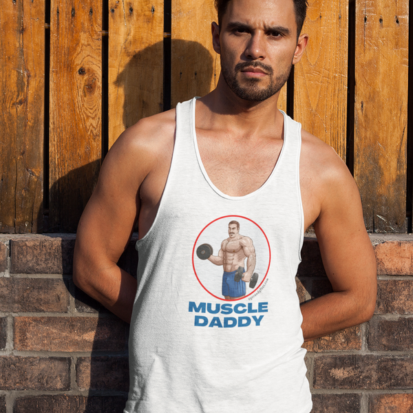 Muscle Daddy Hunk Tank by @maxxfergus